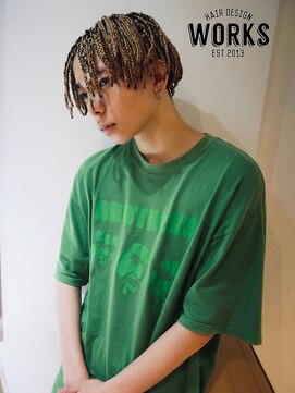 ワークス ヘアデザイン(WORKS HAIR DESIGN) メンズ特殊ヘア　ショートブレイズ