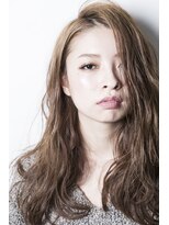 ミエル ヘア 新宿(miel hair)&nbsp;〈mielhair新宿〉バレイヤージュ　大人ウェーブ
