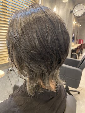 ネオンヘアー(neon hair) ☆ウルフカット☆インナーカラー☆