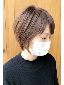 シャメル(Chamel) 大人綺麗オシャレひし形くびれショート◇20代30代40代50代ヘア