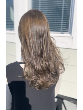 レポ(LEPO) 透明感あるブリーチなしミルクティーベージュ