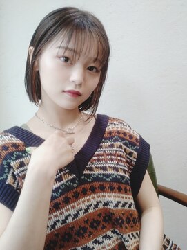 ニコ(nico) インナーカラー ボブ