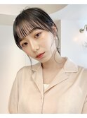 結んでも可愛い前髪カット、顔まわりカット☆