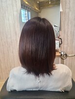 ヘアサロン フラット(hair salon flat)&nbsp;20代30代ブラウンミディアム髪質改善ナチュラル大人かわいい