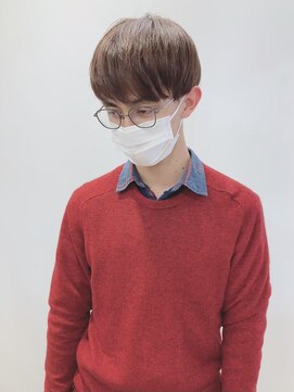 モリオフロムロンドン 松戸店(Morio from London) 【松戸 岩口】ブラウンカラーツーブロマッシュショート