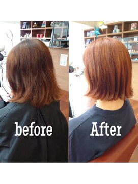 スミカ(sumica) # オレンジ#ダブルカラー #オレンジブラウン