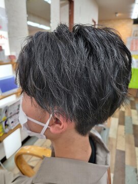 エイムヘアメイク 舟入店 パーマ風マッシュ