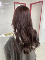 ジーナ  札幌大通(Zina)&nbsp;韓国ヘア×ブリーチなしピンクブラウン♪【Zina札幌大通】