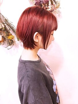 ランプ ヘアー(lamp hair) 【lamp斉藤】チェリーレッド