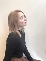 イコル(ikoru)&nbsp;ミディアムレイヤー/ベージュカラー/30代/代官山/中目黒