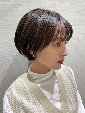 ステラバイケンジ(STELLA by KENJE) 大人綺麗ボブ/藤沢/髪質改善縮毛矯正/ショート/脱白髪染め透明感