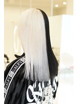 ハイブ 金沢(Hive)&nbsp;10代20代ホワイトカラーツートンカラーホワイトブロンドヘア