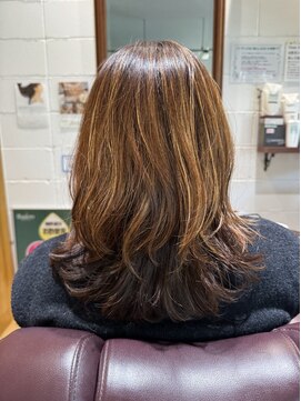 チアー ヘアリラクゼーション(cheer HAIRRELAXATION) ミディアムレイヤー