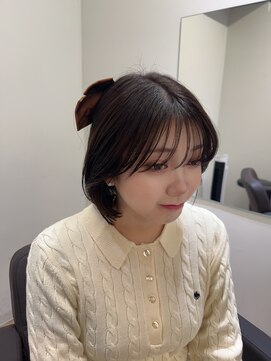 ジエクト カナウ(The Ect canow) 韓国風ボブ オルチャンボブ タンバルンモリ 顔周りカット