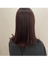 アンドワン 自由が丘(＆ONE)&nbsp;【&ONE 自由が丘】ピンクラベンダー×切りっぱなしミディアム