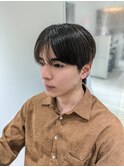 シースルーマッシュ ダウンパーマ 韓国ヘア メンズカット