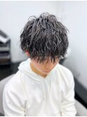 重めマッシュツイスパ