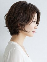 ビュートリアム265(BEAUTRIUM 265)&nbsp;40代/50代/60代ひし形小顔ショートボブ絶壁解消白髪ぼかし△37