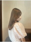 くびれヘア/アプリコットオレンジ/夏のヘアアレンジ/宜野湾