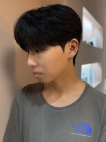 ルク(LUC)&nbsp;シースルーマッシュ 曲がる縮毛矯正 ニュアンスパーマ メンズ