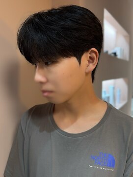 ルク(LUC) シースルーマッシュ 曲がる縮毛矯正 ニュアンスパーマ メンズ