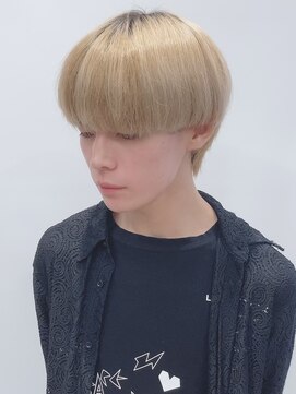 モリオフロムロンドン 松戸店(Morio from London) 【メンズ 松戸 岩口】ハイトーンツーブロックマッシュショート