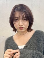 ファルベ(Farbe)&nbsp;ミディアムヘア/暗めカラー/グランマッシュ/デザインカラー