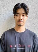 MEN’S HAIR/サーフカール/刈り上げセンターパート/恵比寿