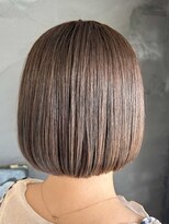 アルファ 我孫子店(alpha)&nbsp;切りっぱなしボブ/ショートボブ/美髪/ブラウン/我孫子駅