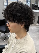 リオールバイニアウ(RE:ALL by Niau)&nbsp;メンズマッシュパーマニュアンスパーマスパイラルパーマ刈り上げ