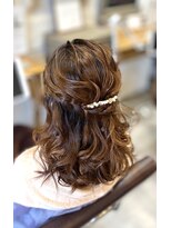 ヘアーサロン ポラリス(POLARIS)&nbsp;ハーフアップ