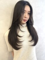 トゥルーズ 梅田店(TLUUS)&nbsp;【TLUUS黒髪ココアベージュオリーブグレー小顔クラゲヘアー】