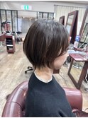 ショートボブ　ショートレイヤー