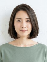 と和×美髪クリニック 巣鴨店 30代からの上品艶ボブ。白髪カバーと時短が叶う大人ワンレン