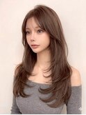 Liberte銀座 レイヤーカット×チョコレートブラウン