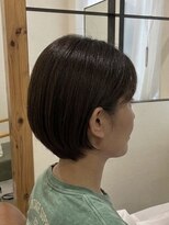 ニコ 四街道(nico)&nbsp;ダークパープル/ナチュラルショート/夏のヘアアレンジ/四街道