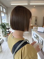 エ フュチュール モア(et Futur more) オリーブベージュ×ボブ