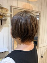 ドラン 京橋店(DRAN)&nbsp;クールブラウン×柔らかアッシュで白髪ぼかし【髪質改善/京橋】