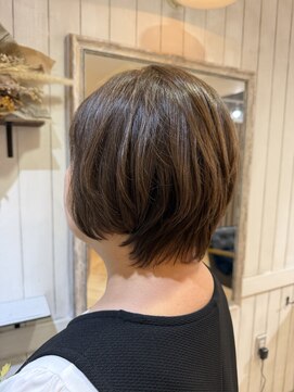 ドラン 京橋店(DRAN) クールブラウン×柔らかアッシュで白髪ぼかし【髪質改善/京橋】