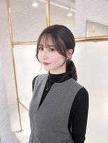 ミヨン 京橋店(miyon)&nbsp;韓国レイヤーカット×暗髪カラー×髪質改善