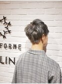 ブリーチオンカラー　ブルーアッシュ