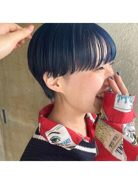 フロップニク(FLOPNIK) マッシュショート×ブルー