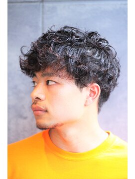 ノイセル 西本町(Noisyle) クラウドマッシュスパイラルパーマツーブロックセミウエット