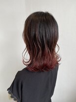 ヘアアンドメイク アール(hair＆make R) チェリーレッドグラデーション