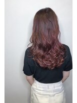 モルニ(MORNI)&nbsp;ラベンダーカラー_マロンベージュ Aラインボブ かきあげ