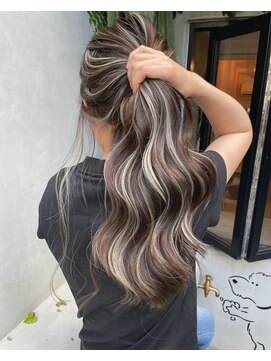 ディモアンド 表参道(Dimo&) ミニウルフ/インナーハイライト流れるレイヤー[表参道]