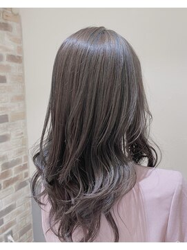 ブリッジ バイ ネオリーブ 綱島店(bridge by neolive) ハイライト　ブルーグレージュカラー