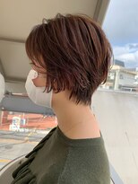 オーシャン(Ocean)&nbsp;[OCEAN Hair&Life藤原純] くびれ丸みショート×暖色艶カラー☆