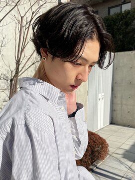 ディッセンバー 渋谷(December) メンズ/センターパート/ニュアンスパーマ/韓国風/マッシュ