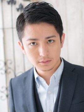 モッズヘアー メン 戸田公園店(mod's hair men) 爽やか七三オールバックツーブロックショートb戸田公園